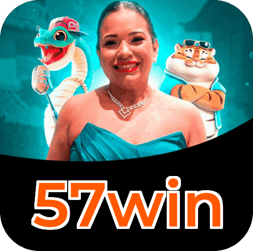 Plataforma 57win mostrando interface moderna, jogos certificados e recursos de segurança licenciados
